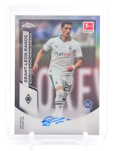 GRANT-LEON RANOS 2023/24 TOPPS CHROME BUNDESLIGA ROOKIE AUTO #BCA-GR Q1809