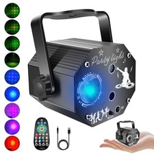 Party Light Disco Dj Strobe Projector Light Sound Activated with Remote Control