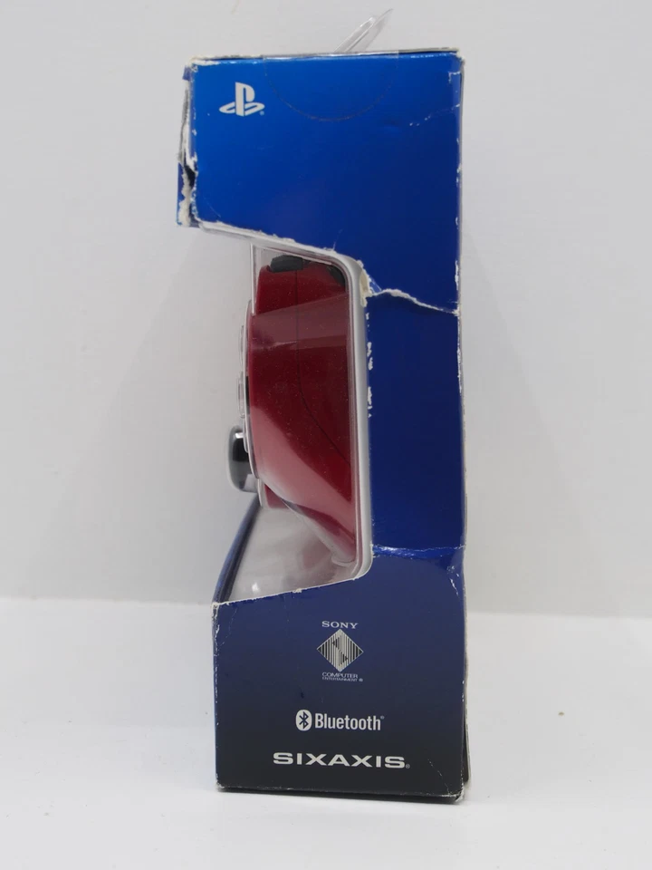 Official Sony PlayStation PS3 DUALSHOCK 3 Controller Red OEM New & Sealed Box! - Image 2 of 4