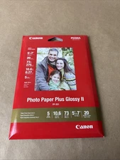 Canon Photo Paper Plus Glossy II Inket Photo Paper 8.5"x11” PP-201