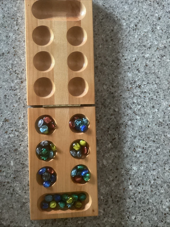 Mandala Strategy board game for 2 players Oak folding board game 1999 - Image 4 of 4