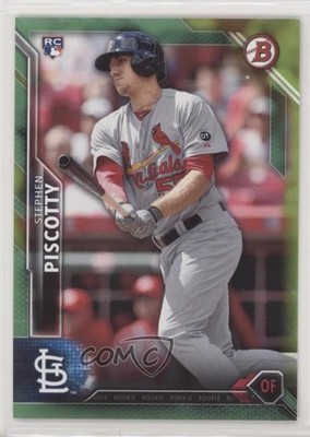 2016 Bowman Rookies Green 82/99 Stephen Piscotty #123 Rookie RC 0eo6