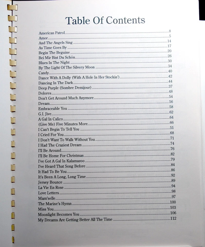 Partituras de cancionero The White Cliffs of Dover - 1992 - TOTALMENTE NUEVAS - 77 canciones Foto 4 de 4