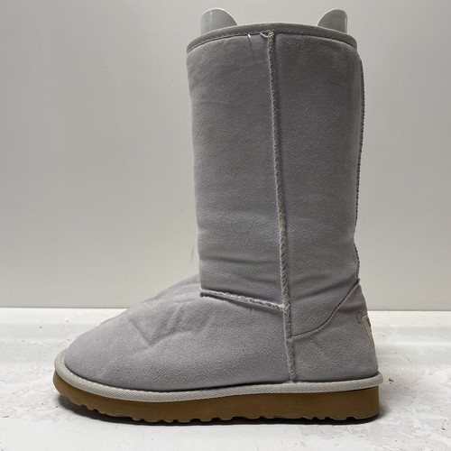 UGG Women's Gray Suede Boots Size 10