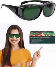 LIGHTMEUP Red Light Therapy Glasses,Eye Protection for Infrared  LED Light