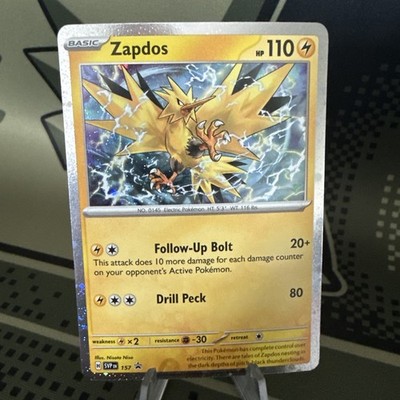 Zapdos 157 Sv: Scarlet & Violet Black Star Promo Holo NM Pokemon TCG NM