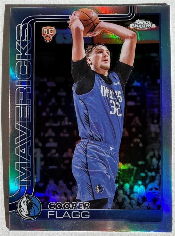 2025-26 Cooper Flagg Topps Chrome Silver Refractor RC