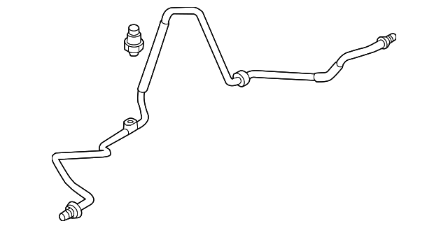 Genuine Mazda A/C Refrigerant Hose D651-61-46XD | eBay