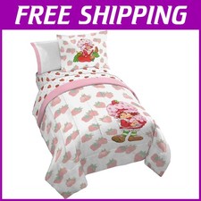 Strawberry Shortcake Full Comforter Set - 7 Piece Bedding