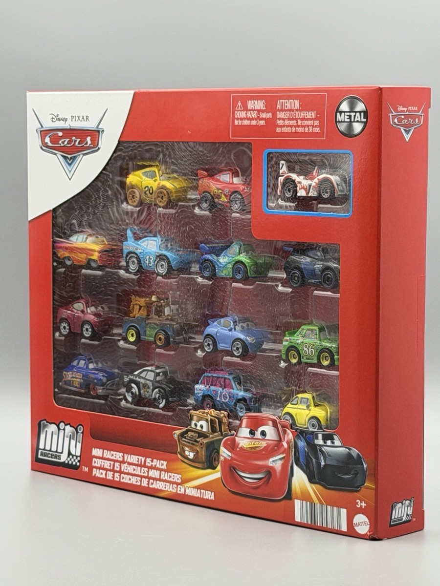 Disney Pixar Cars Mini Racers Variety 15 Pack With Shu Todoroki