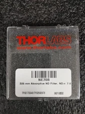 Thorlabs LNE70B Unmounted Ø25 mm Absorptive ND Filter Optical Density: 7.0