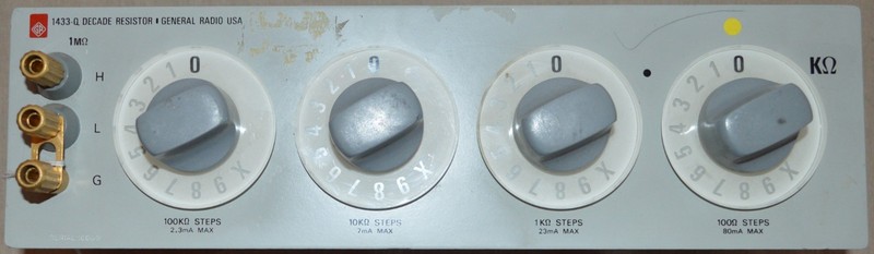 General Radio GR 1433-Q  Decade Resistor 100 decade +- 0.05% functional