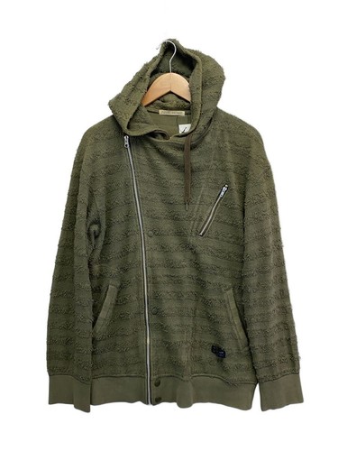 FINAL HOME Double Riders Zip Parka Khaki Cotton M Used