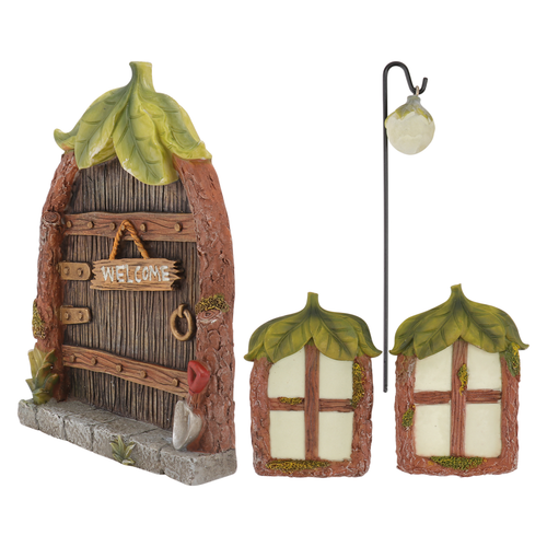 Window Cardboard Mini Durable Resin Mini Window Door Model Luminous Scene Decor Assorted ...