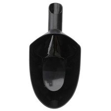 Reusable Plastic Food Scoop for Coffee Beans Dark Grey Ergonomic Design