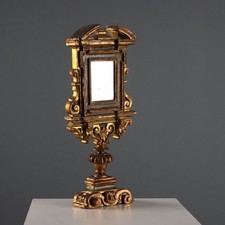 Ventolina d'Appoggio Barocca Antica Legno Intagliato XVIII Secolo Originale