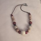Vintage Wooden Bead Necklace — photo 1