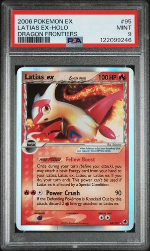 LATIAS EX Dragon Frontiers Holo Rare #95 PSA 9 Pokemon [Nostalgium]
