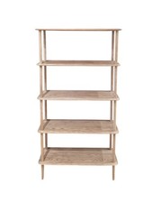 Ercol Stack Shelving Unit in OA Oak on Ash W90 D35 H170cm RRP £1385