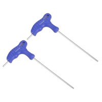 2Stk. 2.5Mm Kugelkopf SechskantschlüSsel Mit Quergriff, Metrischer CR-V Stahl