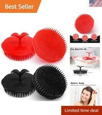 Scalp Scrubber Shampoo Brush 4 Pack, Scalp Massager for Hair Growth Dandruff,
