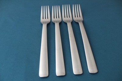 Robert Welch FOSTER Dinner Forks (Set of 4) Satin 18/10 Stainless Korea 8''