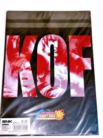 SNK KOF Clear File Set of 4  Kyo, Iori, Terry, K Neogeo Goods LE/MIB? (Note:
