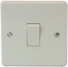 CRABTREE 4175 1G INTERMEDIATE SWITCH WHITE