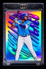 Junior Caminero RARE REFRACTOR COLORBLAST PRIZM INVESTMENT ROOKIE CARD SSP