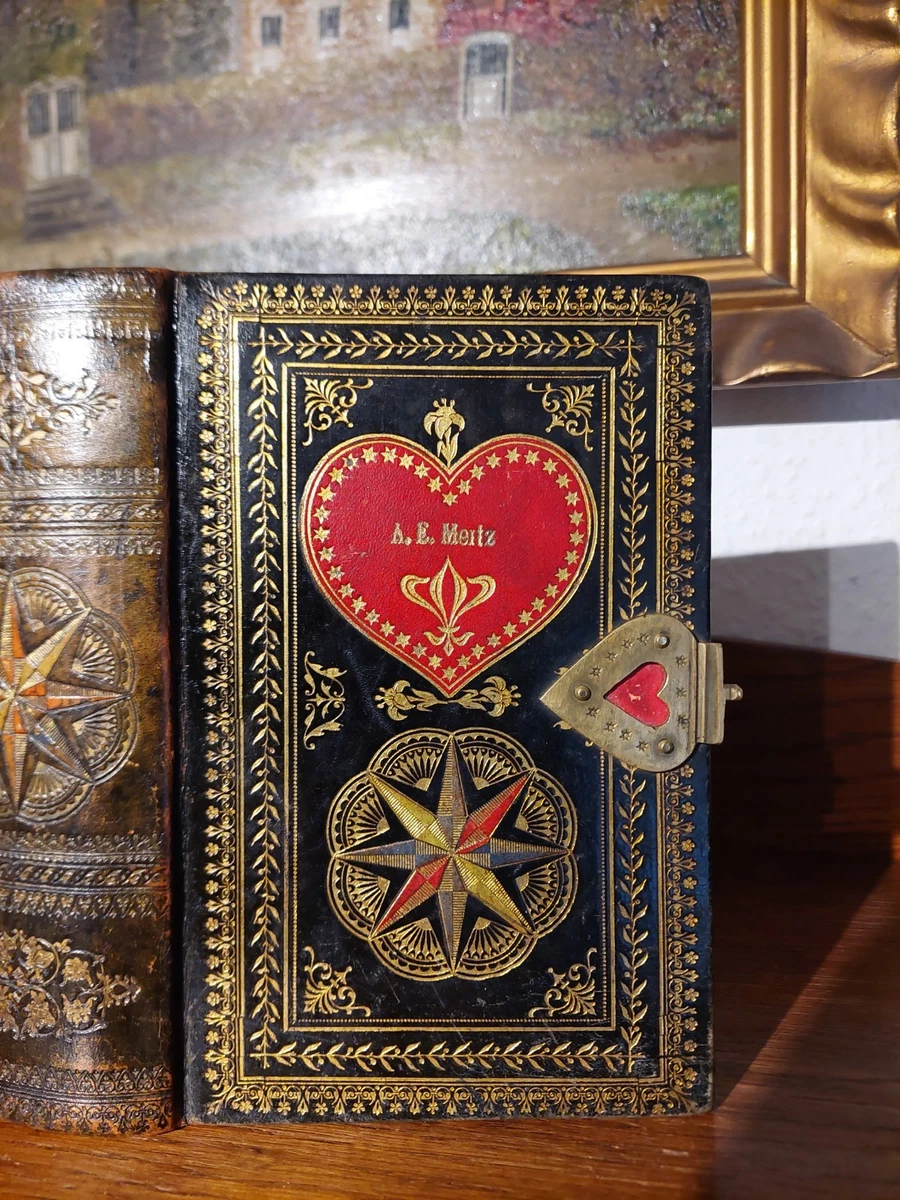 HEILIGE SCHRIFT LUTHER BIBEL 1907 LUXUSAUSGABE Prachtvoller LEDER HANDEINBAND
