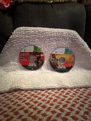 Red Dead Redemption Game of the Year Edition Xbox 360 Discs 1 & 2