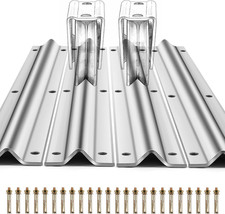 24FT Heavy Duty V-Track for Sliding Gates with Complete Hardware Kit