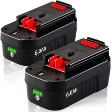 2x 18V for Black and Decker HPB18 3.0Ah Battery HPB18-OPE 244760-00 A1718 FS18FL