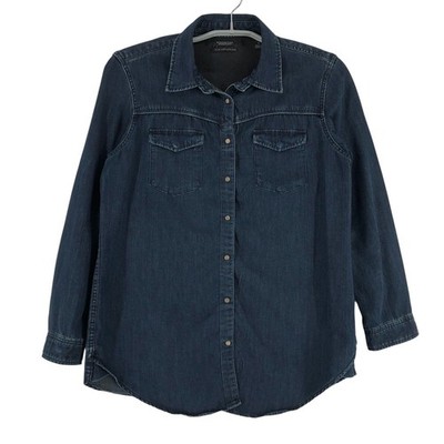Scotch & Soda Denim Hemd Casual Formal Damen Größe 2 - M