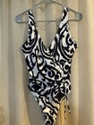 Women's Animal Print SwimSuit 1-Piece, Size Large Unbranded