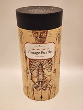 Cavallini Vintage Images 1000 Piece Puzzle in Tube with Muslin Bag 20x28 Inches