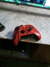 A Black Xbox One With Black And Red Controller 360.0GB Is Working And Used.
