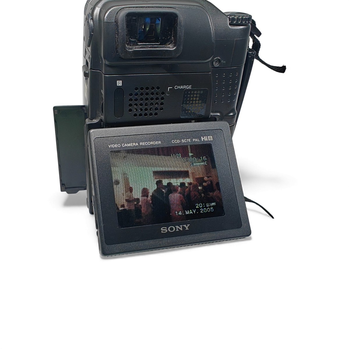 Sony Handycam CCD-SC7E Hi8 Tape Video Camera Precision CCD Rare +