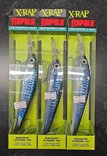 3X Rapala X-Rap Magnum XTREME 160 HD SILVER BLUE MACKEREL Lure 6-1/4" 2-3/8"