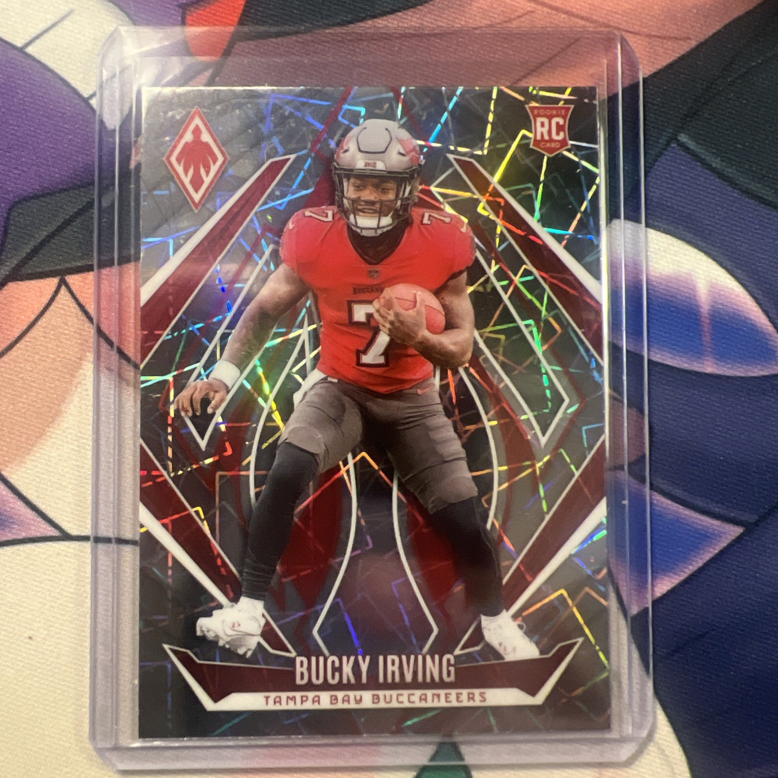 2024 Panini Phoenix Football - Bucky Irving #166 Laser Prizm - Buccaneers 