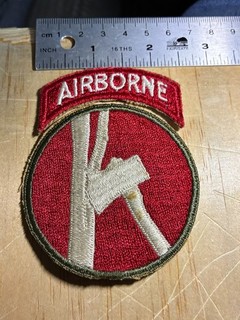 WWII/1950s/1960s? US ARMY PATCH 84th Airborne Division ORIGINAL w/TAB!