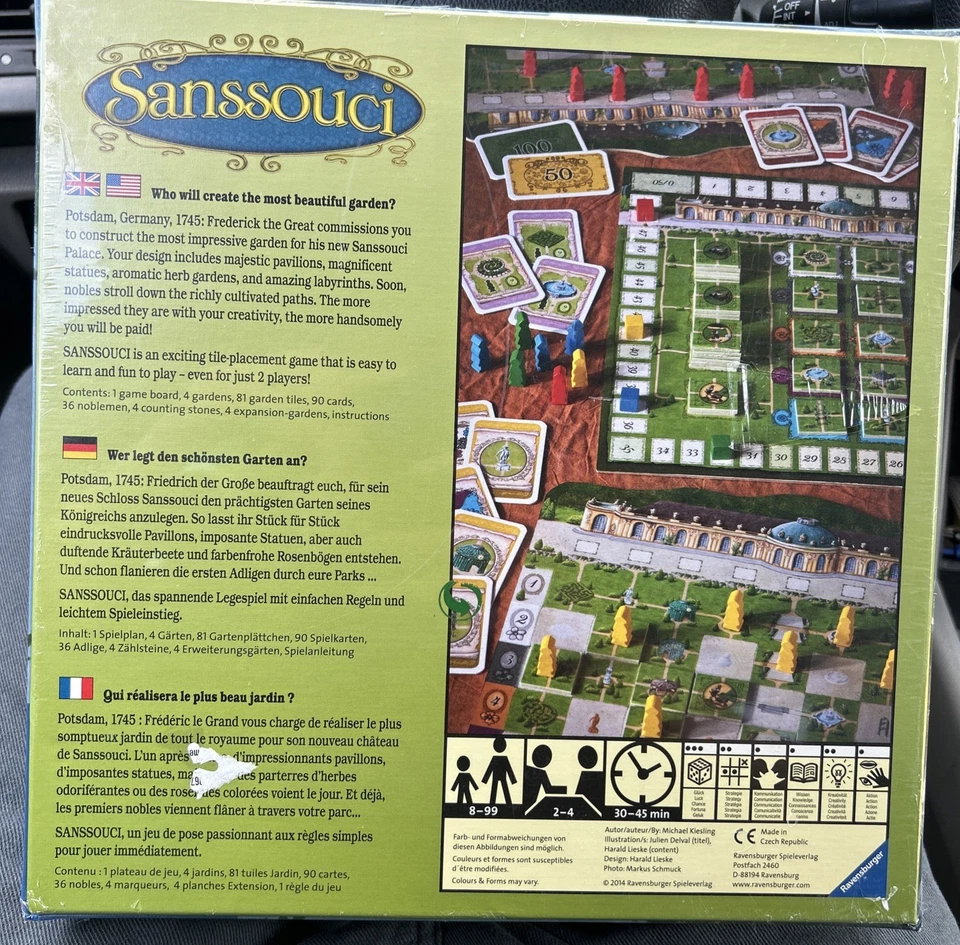 Sanssouci Legespiel Garden Construction Architect Game Strategy Building 2014 - Image 3 of 4