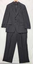 Vintage Chaps Ralph Lauren Suit 42R 34x30 Wool Cashmere Gray 2pc Union Canada