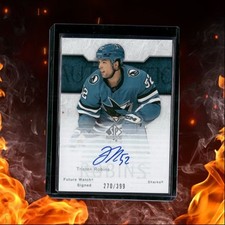 2023-24 SP Authentic Tristen Robins Retro Future Watch Rookie Auto 270/399