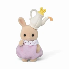 Calico Critters Baking Baby Series Henry Teapot Cute Bunny Mini Flocked Animal
