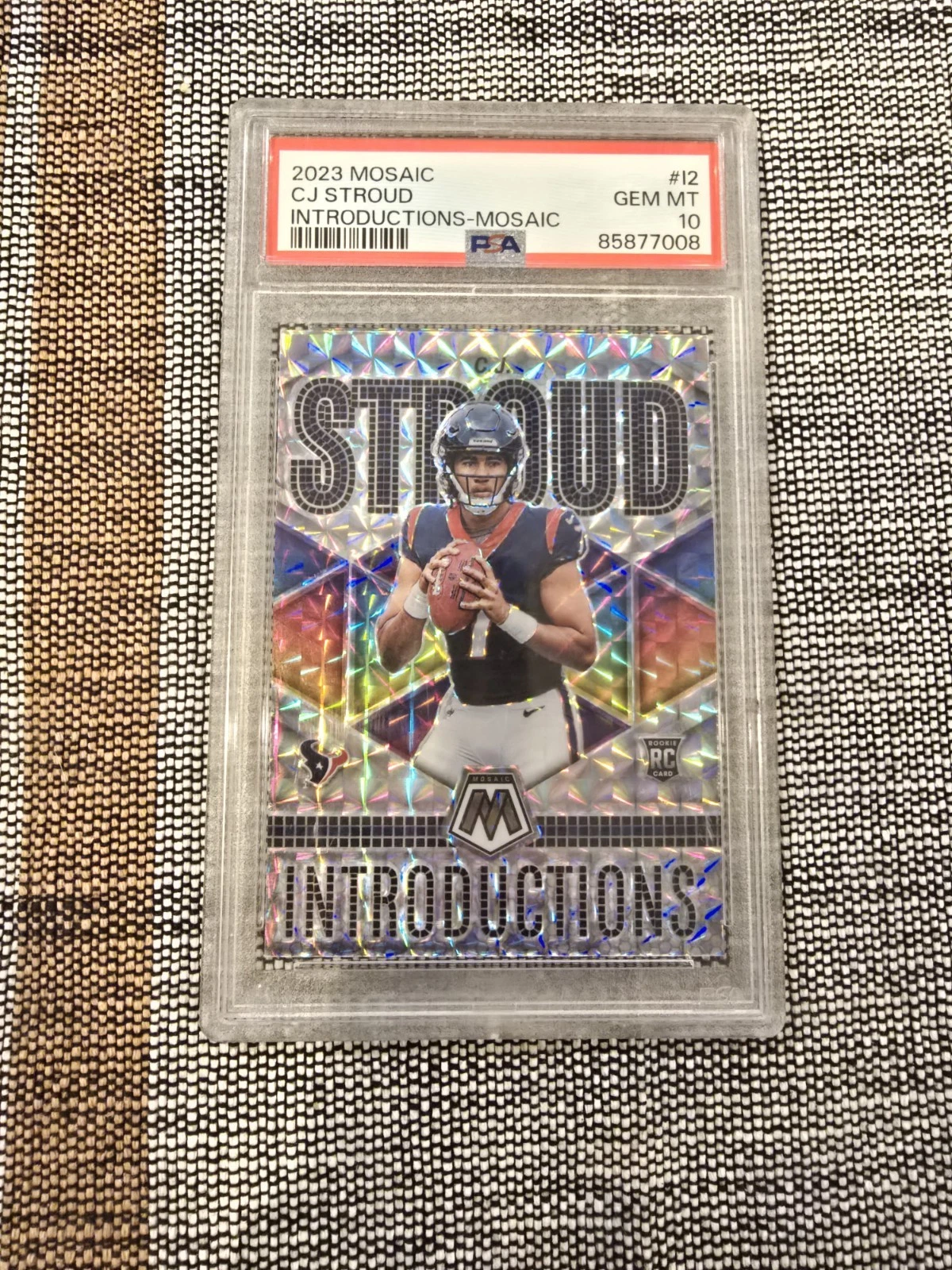 CJ Stroud Panini Mosaic Introductions #I2 Mosaic