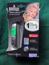Braun ThermoScan 7 Ear Thermometer Age-Based Fever Guidance for Baby Open Box