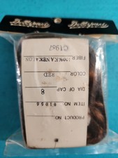 Vintage DOLLSPART Doll wig RED size 8 01056 NOS 100 Kanekalon