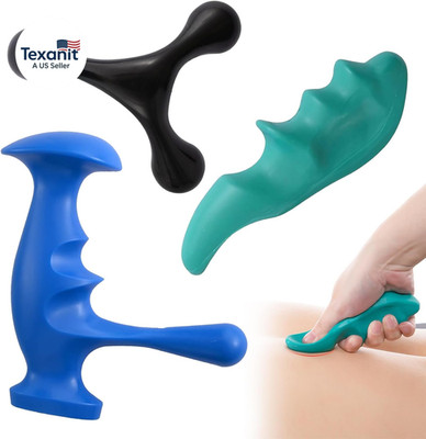 Manual Trigger Point Massage Tool and Thumb Saver for Full Body Deep Tissue Mass
