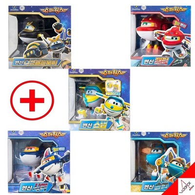 Super Wings Season10 DARK GOLDEN BOY+SOLAR+SNAP+SHARKY+RATTIE